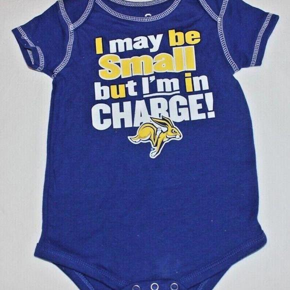 NEW 3 LOT INFANT NCAA SD SOUTH DAKOTA STATE JACKRABBITS ONE-PIECE BODYSUITS - Picture 3 of 6